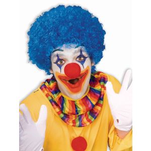 Forum Novelties Unisex Afro Clown Wig Blue One Size