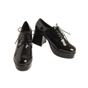 Mens Black Pimp Platform Shoes Item ID 283959