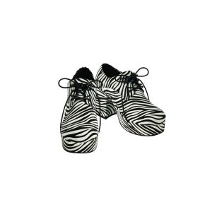 Mens Zebra Pimp Platform Shoes 10 11