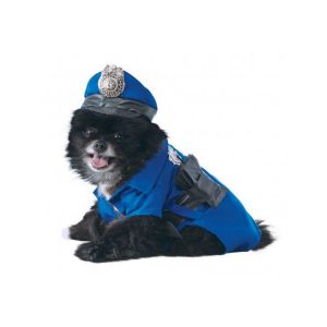 Rubies Police Dog Pet Costume Large