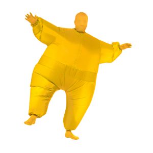 Rubies Inflatable Full Body Suit Costume Yellow One Size