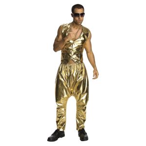 Rubies Mc Hammer Lame Pants Gold One Size