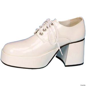 Morris WHITE PLATFORM SHOES-SIZE 8/9