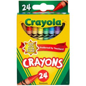 Crayola Crayons Kids Assorted Color - 24 Per Pkg 