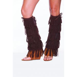 Fringed Beauty Shoe Covers