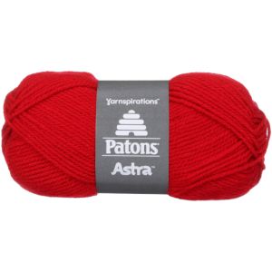 Patons Astra Yarn Solids Cardinal 1 pack of 1 Skein