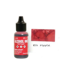 Ranger Tim Holtz Alcohol Ink .5oz-Red Pepper