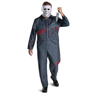 Disguise Michael Myers Costume for Adults, Deluxe, Multicolored, Medium (38-40)