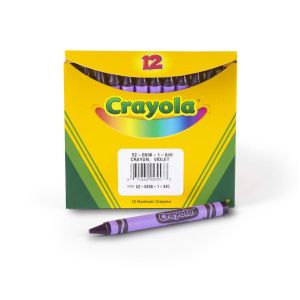 Crayola Violet (Purple) Bulk Crayons, 12 Count
