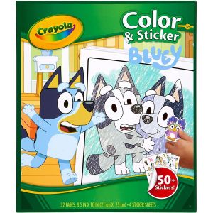 Crayola Color and Sticker, Bluey