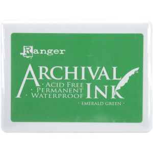 Ranger Archival Ink Jumbo Ink Pad #3-Emerald Green