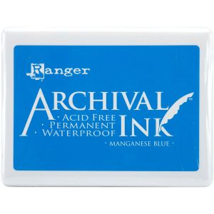 Ranger Archival Ink Jumbo Ink Pad #3-Manganese Blue