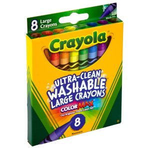Crayola Large Washable Crayons 8Pkg