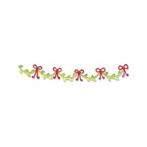 Sizzix Sizzlits Decorative Strip Die Christmas Collection Die Cutting Template Garland With Vine