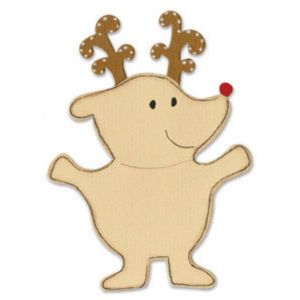 Sizzix Bigz Die Animal Dress Ups Reindeer