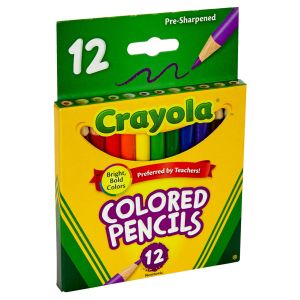 Crayola Colored Pencils - 12 Per Pkg Short