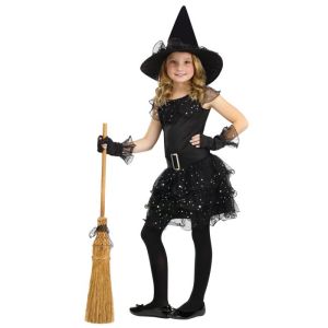 Fun World Glitter Witch Child Costume - Small