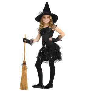 Fun World Glitter Witch Child Costume - Medium 8-10