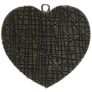 Ranger Ice Resin Milan Bezel Med Heart Ant Silver