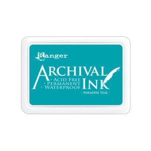 Ranger Archival Ink Pad #0-Paradise Teal