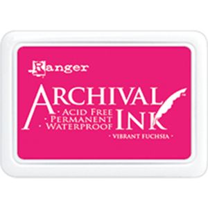 Ranger Archival Ink Pad #0-Vibrant Fuchsia