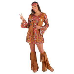 Fun World Peace And Love Hippie Adult Costume - Medium 10-14
