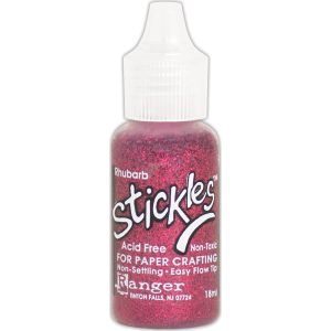 Ranger Stickles Glitter Glue .5oz - Rhubarb