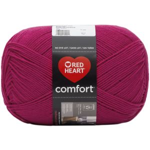 Red Heart Comfort Yarn Shocking Pink 1 Pack of 1 Skein