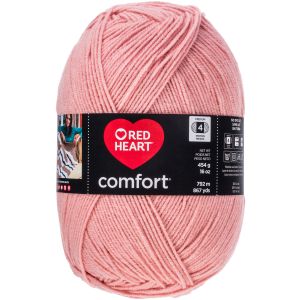 Red Heart Comfort Yarn Petal Pink 1 Pack of 1 Skein