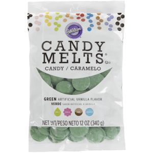 Wilton Candy Melts Flavored 12oz Dark Green Vanilla