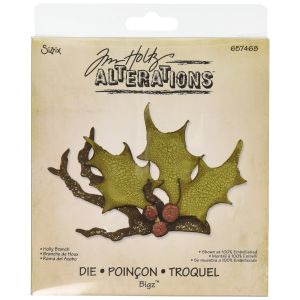 Sizzix Tim Holtz Holly Branch Bigz Die