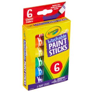 Crayola Washable Paint Sticks 6Pkg