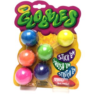 Crayola Globbles 6 Per Pkg -Assorted Colors