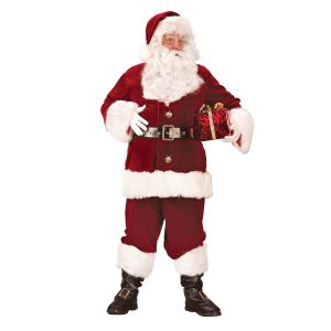 Fun World Plus Compelte Velour Santa Suit X Large 50 54