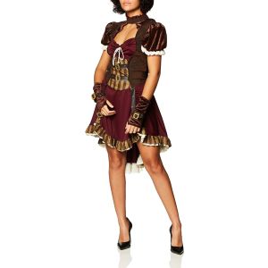 California Costumes Women s Steampunk Adult Burgundy Brown Medium