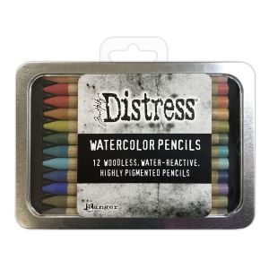 Ranger Tim Holtz Distress Watercolor Pencils 12 Per Pkg -Set 3