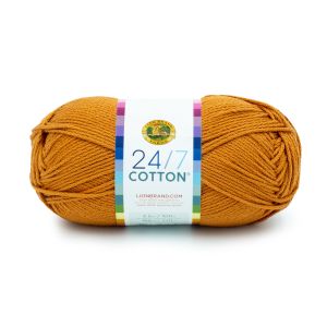 Lion Brand 24x7 Cotton Yarn Amber