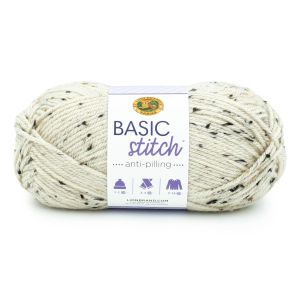 Lion Brand Basic Stitch AntiPilling Yarn Almond Tweed