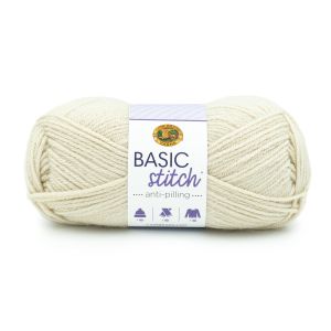 Lion Brand Basic Stitch AntiPilling Yarn Beige Heather