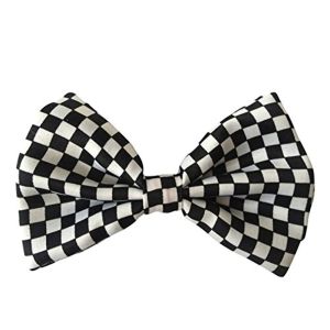 Halloween Wholesalers Bowtie Black and White Check