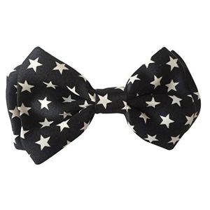 Halloween Wholesalers Bowtie Black and White Stars