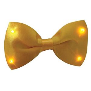 Halloween Wholesalers Light Up LED BowtieYellow
