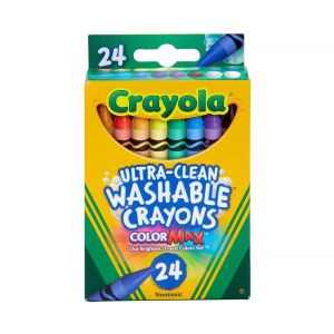 Crayola Ultra Clean Washable Crayons - 24 Per Pkg 