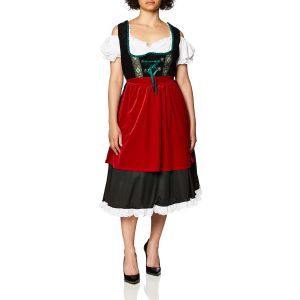 California Costumes Women s Oktoberfest Fraulein Costume Black Red Small