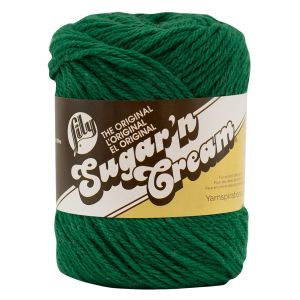 Lily Sugarn Cream Yarn SolidsDark Pine