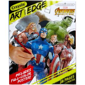 Crayola Art W/Edge Coloring Book-Marvel Avengers