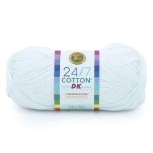Lion Brand 24x7 Cotton DK Yarn Sugarcane