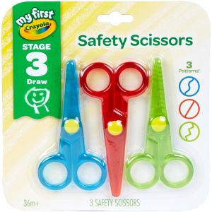 Crayola My First Safety Scissors3Pkg
