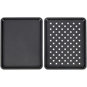 Wilton Perfect Results Toaster Oven Sheet Pan and Crisper Set 2Piece
