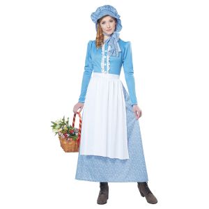 California Costumes Women s Pioneer Woman Costume Blue White Large